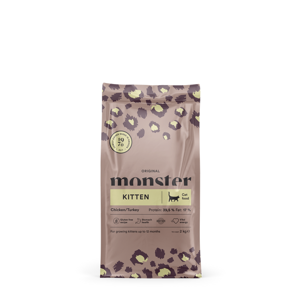 Monster Cat Original Kitten Chicken/Turkey 2 kg