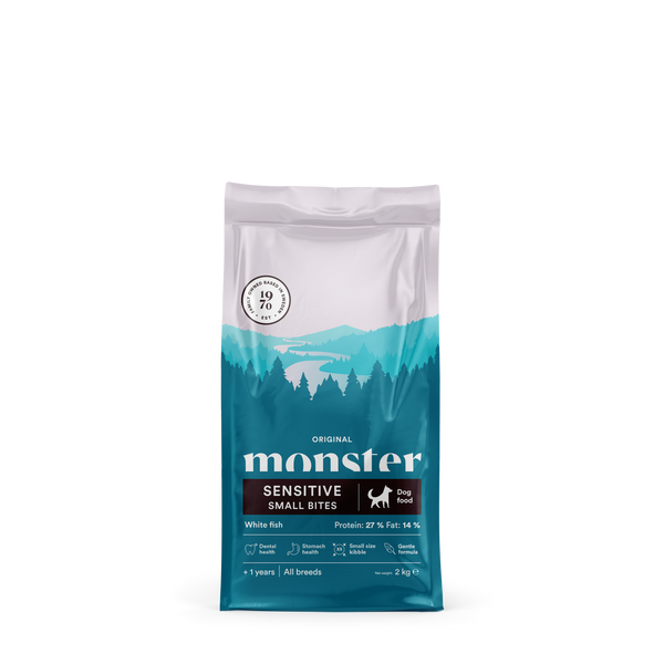 Monster Dog Orig. Sens. White fish Small bites 2 kg