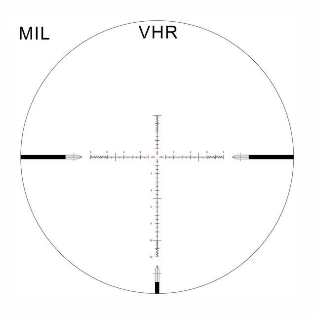 SH-4J 6-24x50 FFP VHR MIL Belyst Kikarsikte
