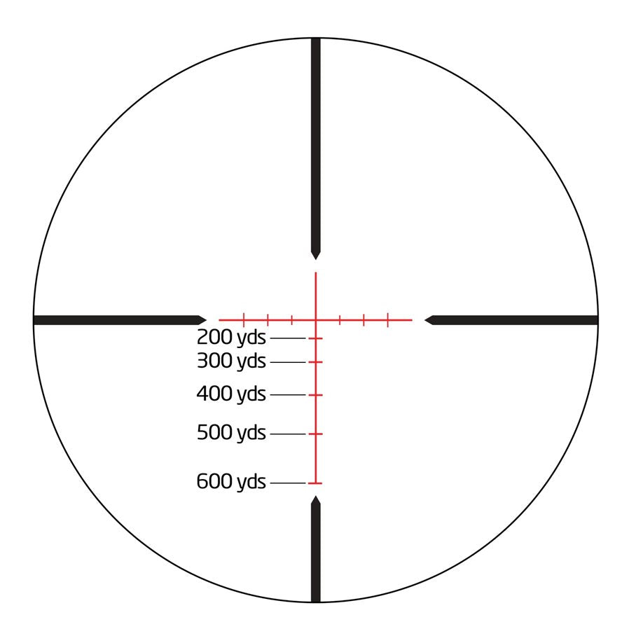 Midas HMR HD 2,5-15x50 SF SFP MOA Belyst Kikarsikte
