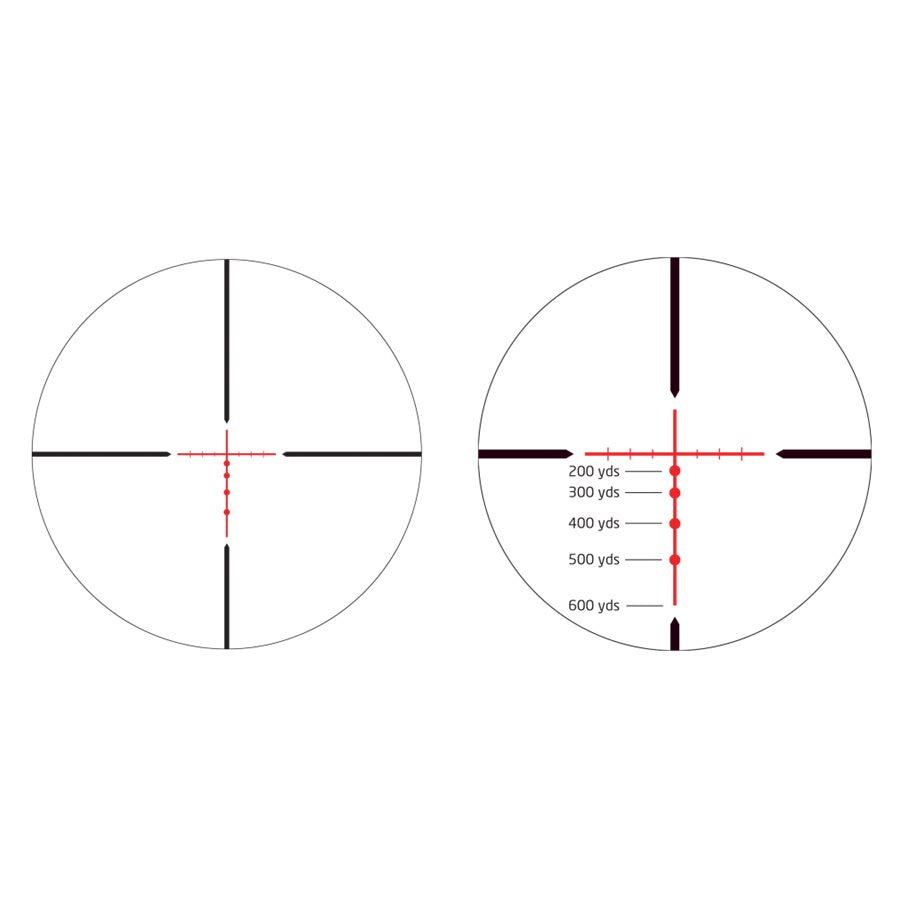 Talos 6-24x50 SFP Belyst Kikarsikte