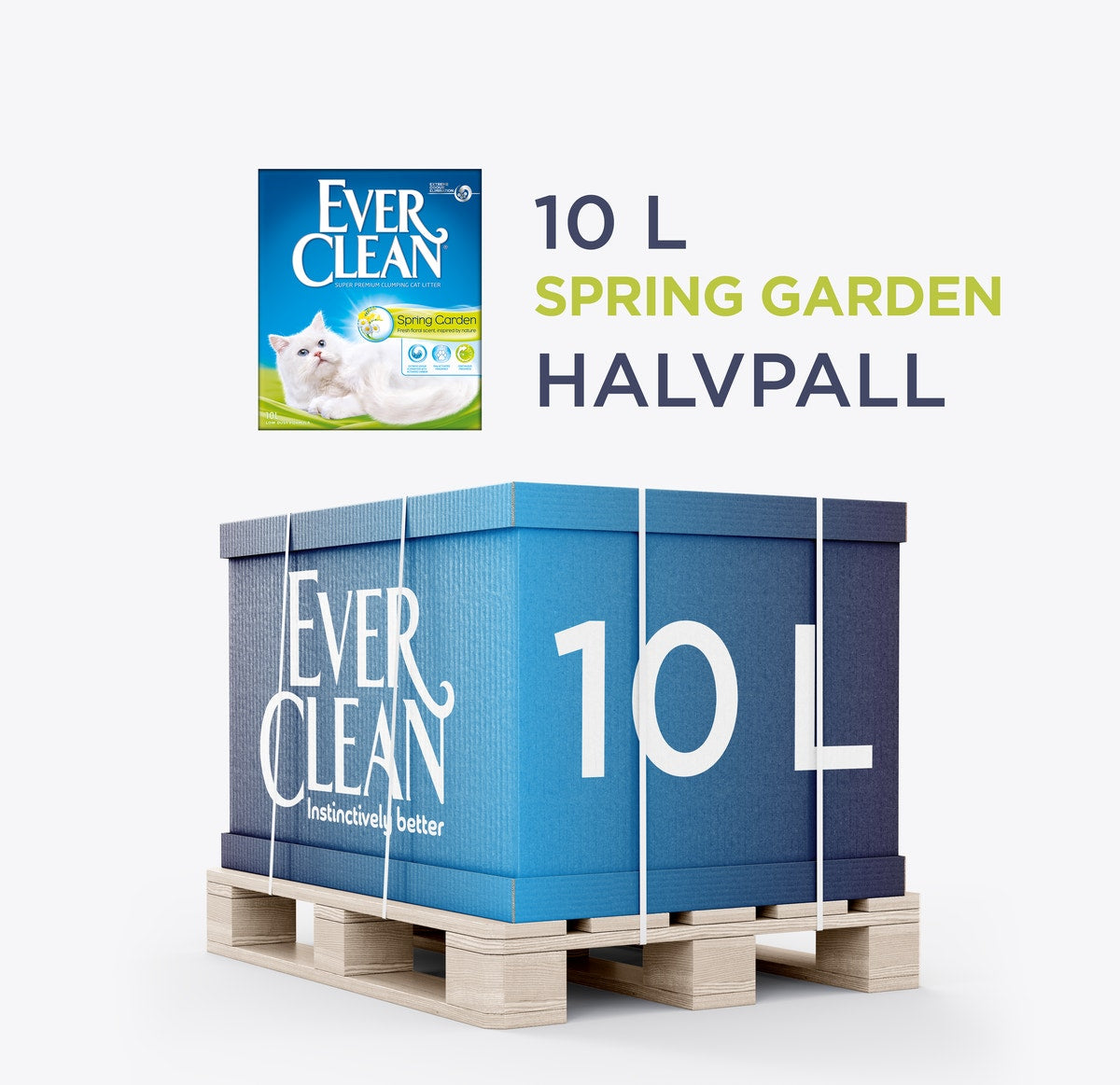 Ever Clean Spring Garden Halvpall 52 x 10 L