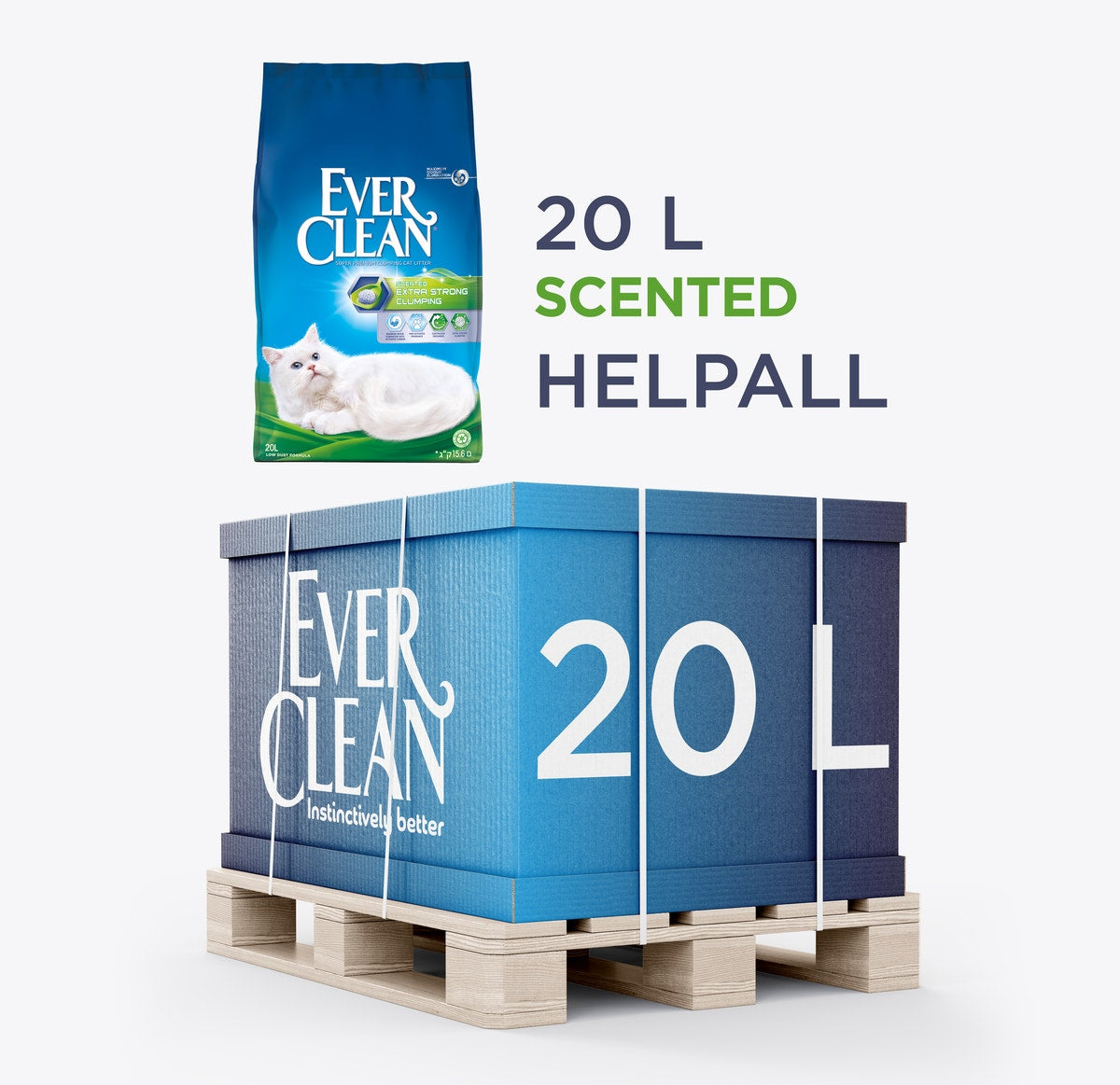 Ever Clean Extra Strong Scented Helpall 54 x 20 L