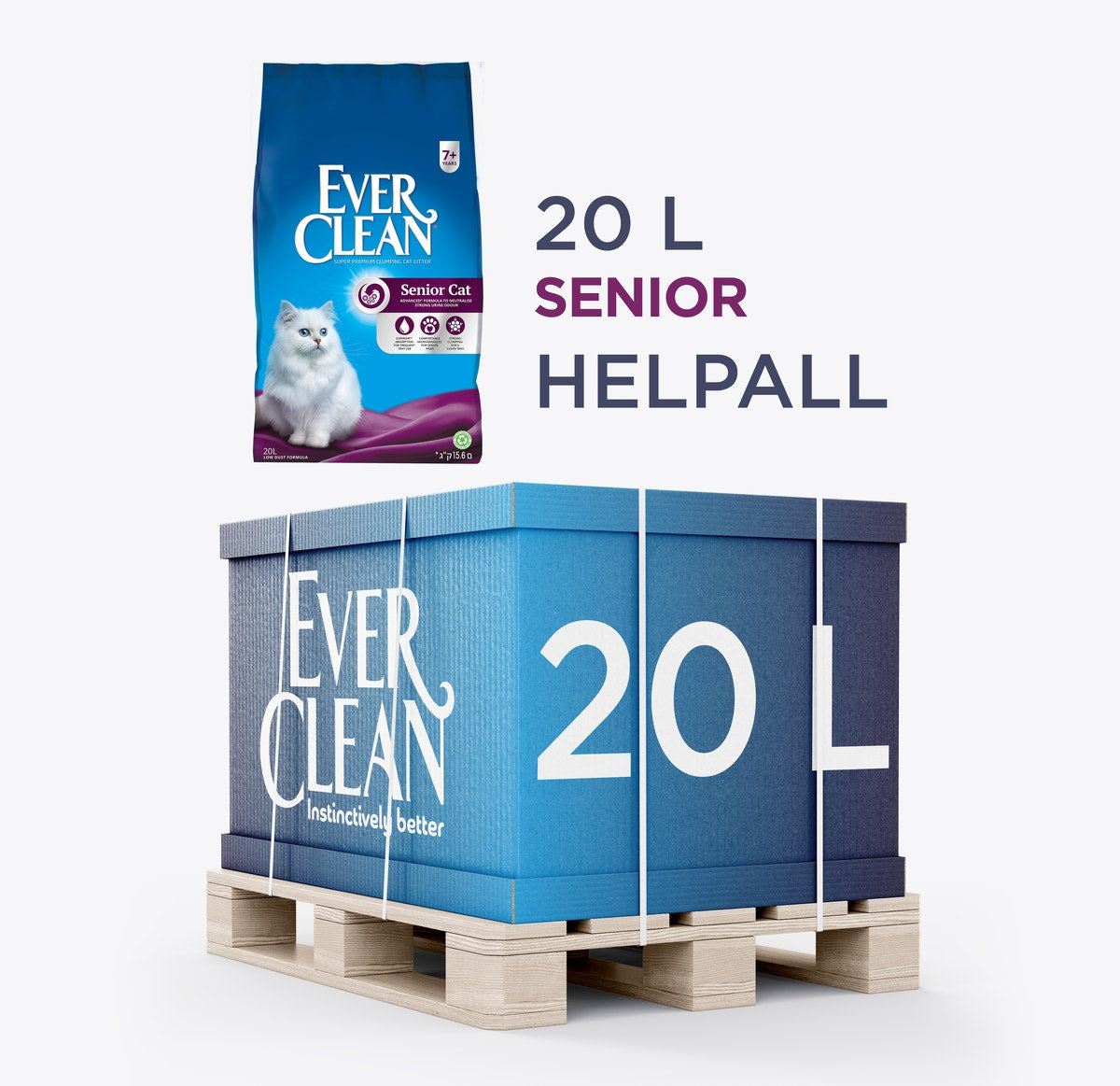 Ever Clean Senior Helpall 54 x 20 L