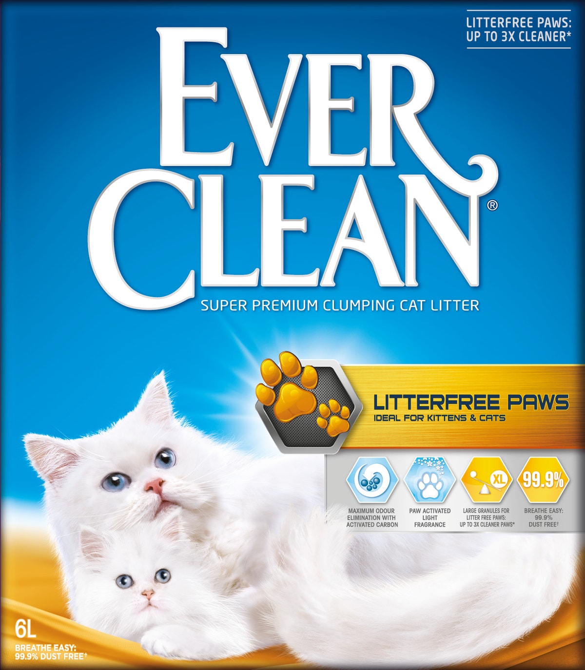 Ever Clean Litterfree Paws 6 L