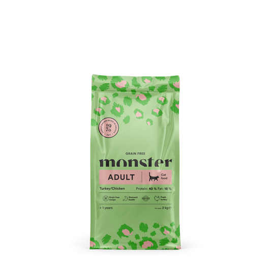 Monster Cat Grain Free Adult Turkey/Chicken 2 kg