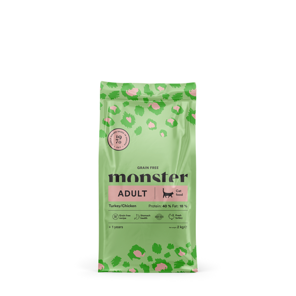 Monster Cat Grain Free Adult Turkey/Chicken 2 kg