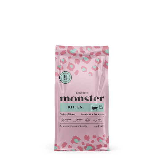 Monster Cat Grain Free Kitten Turkey/Chicken 2 kg