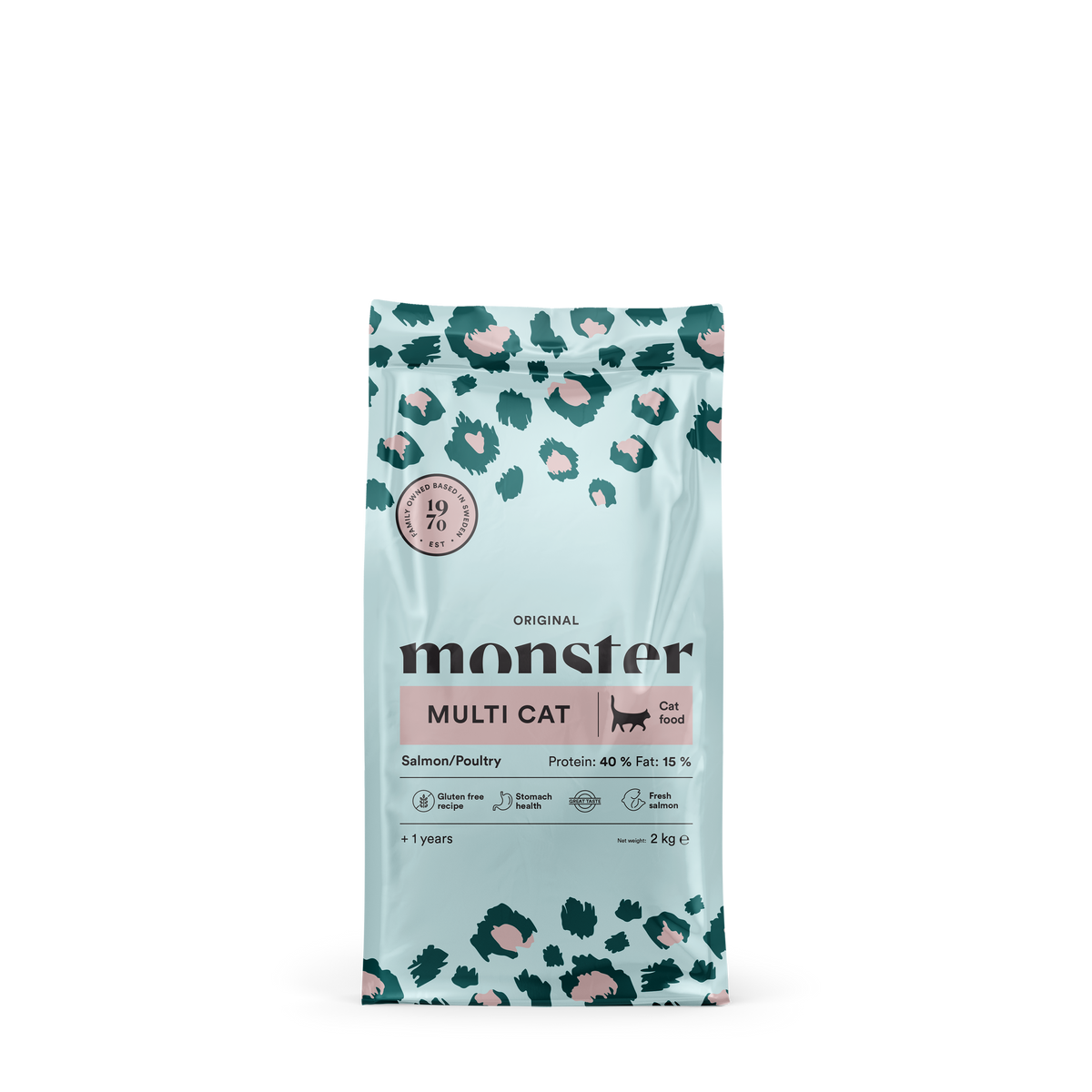 Monster Cat Original Multicat Salmon/Poultry 2 kg