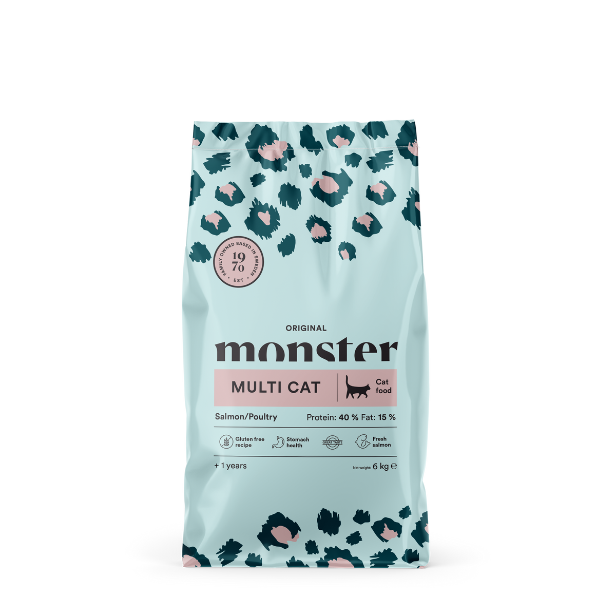 Monster Cat Original Multicat Salmon/Poultry 6 kg