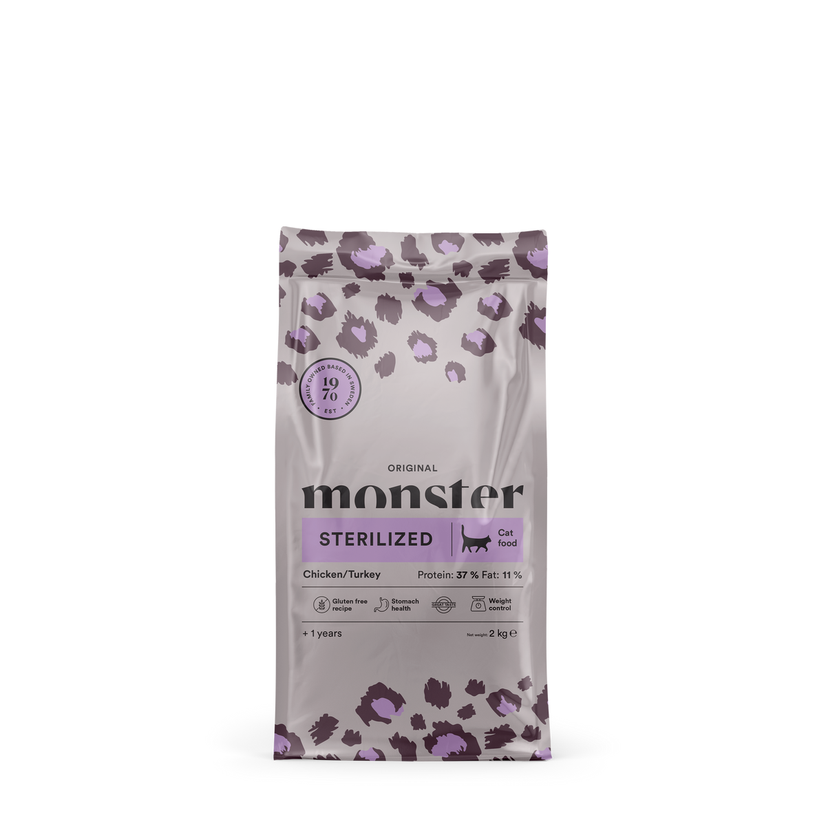 Monster Cat Original Sterilized Chicken/Turkey 2 kg