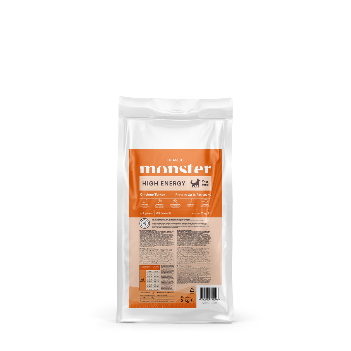 Monster Dog Classic High Energy  2 kg