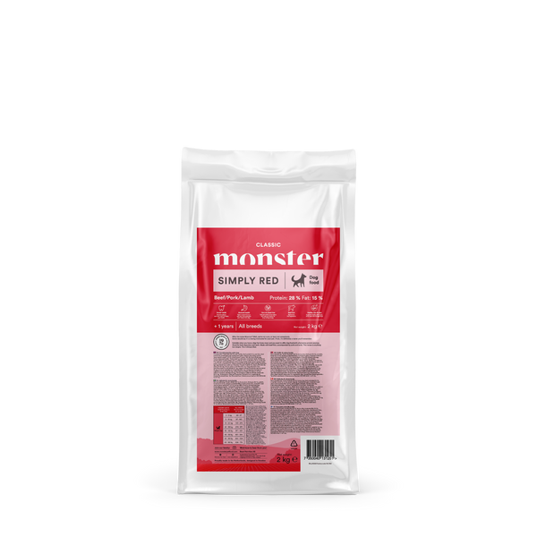 Monster Dog Classic Simply Red 2 kg