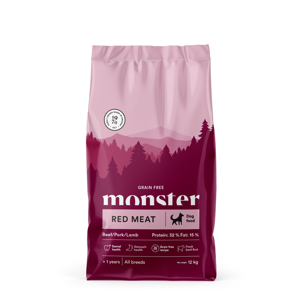Monster Dog GF Adult Red Meat 12 kg