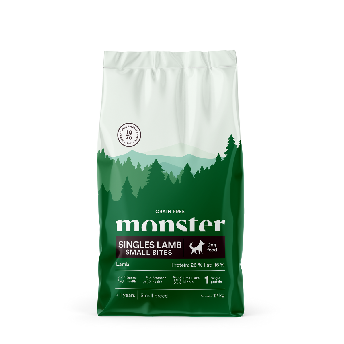 Monster Dog GF Singles Lamb Small Bites 12 kg
