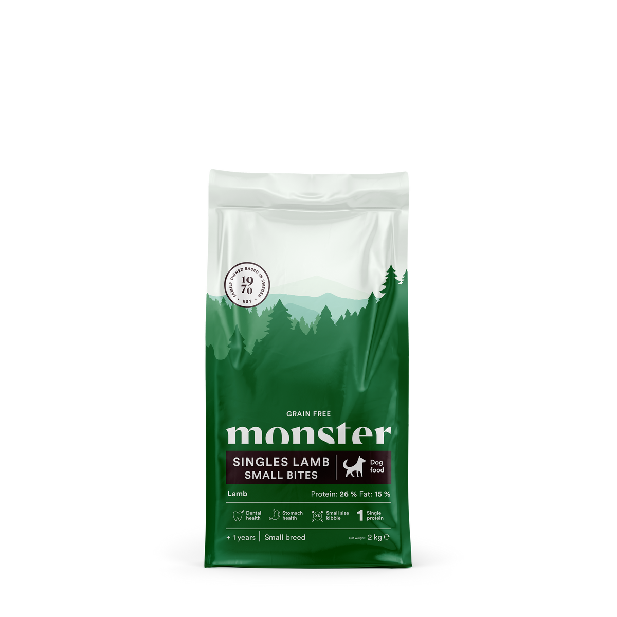 Monster Dog GF Singles Lamb Small Bites 2 kg