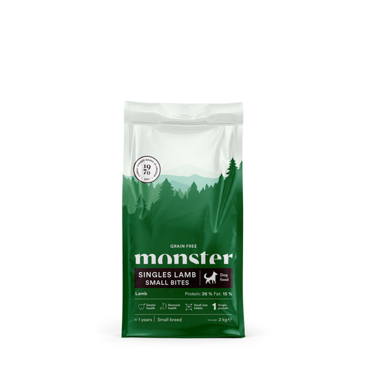 Monster Dog GF Singles Lamb Small Bites 2 kg
