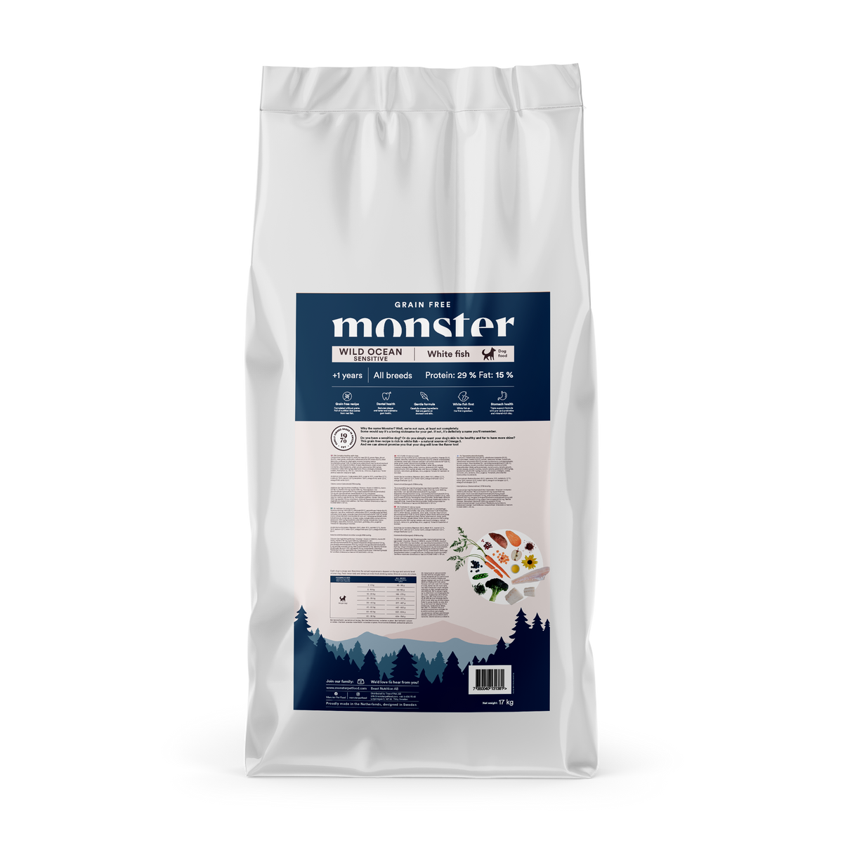 Monster Dog GF Wild Ocean Sensitive 17 kg
