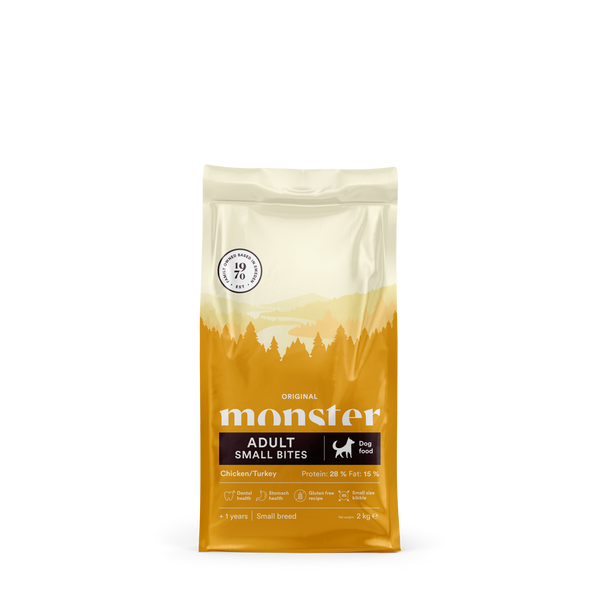 Monster Dog Orig. Adult Chick/Turk Small bites 2 kg