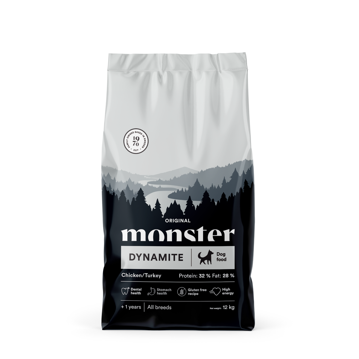 Monster Dog Orig. Dynamite Chick/Turkey 12 kg