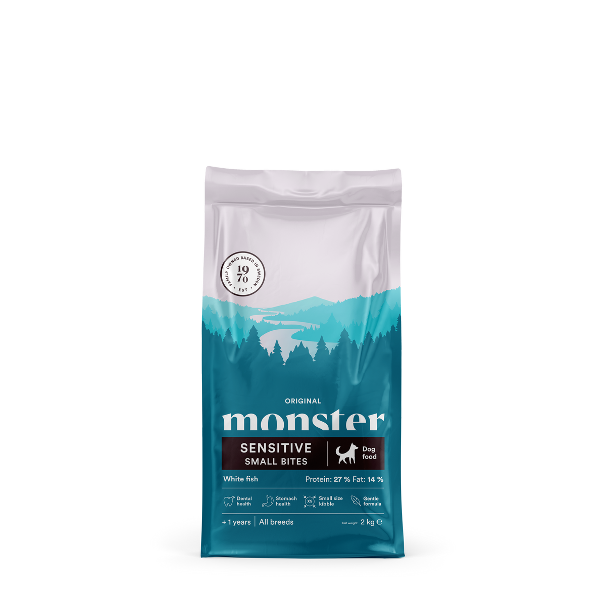 Monster Dog Orig. Sens. White fish Small bites 2 kg