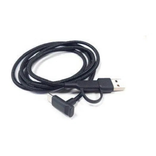 USB Kabel USB-A-USB-C to USB-C angle